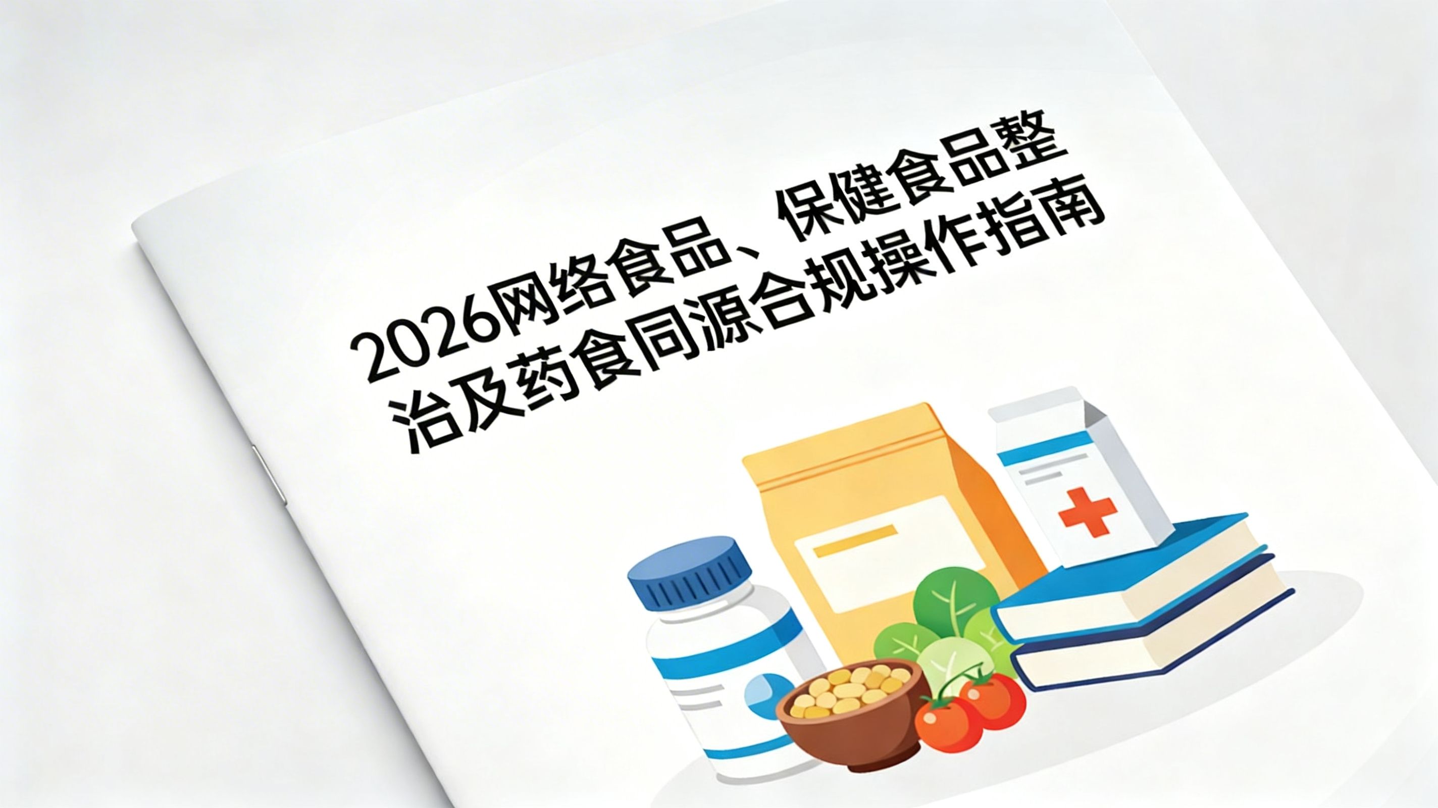 2026 网络食品、保健食品整治及药食同源合规操作指南