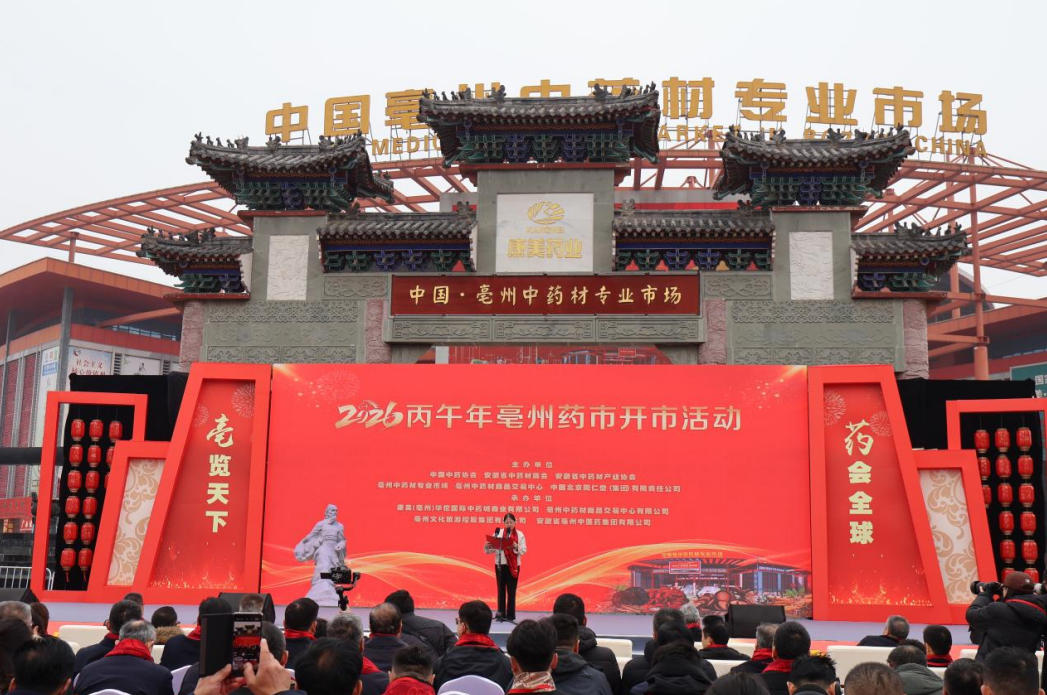 亳州中药材市场开市大典-这家药膳外卖燃火全场了！