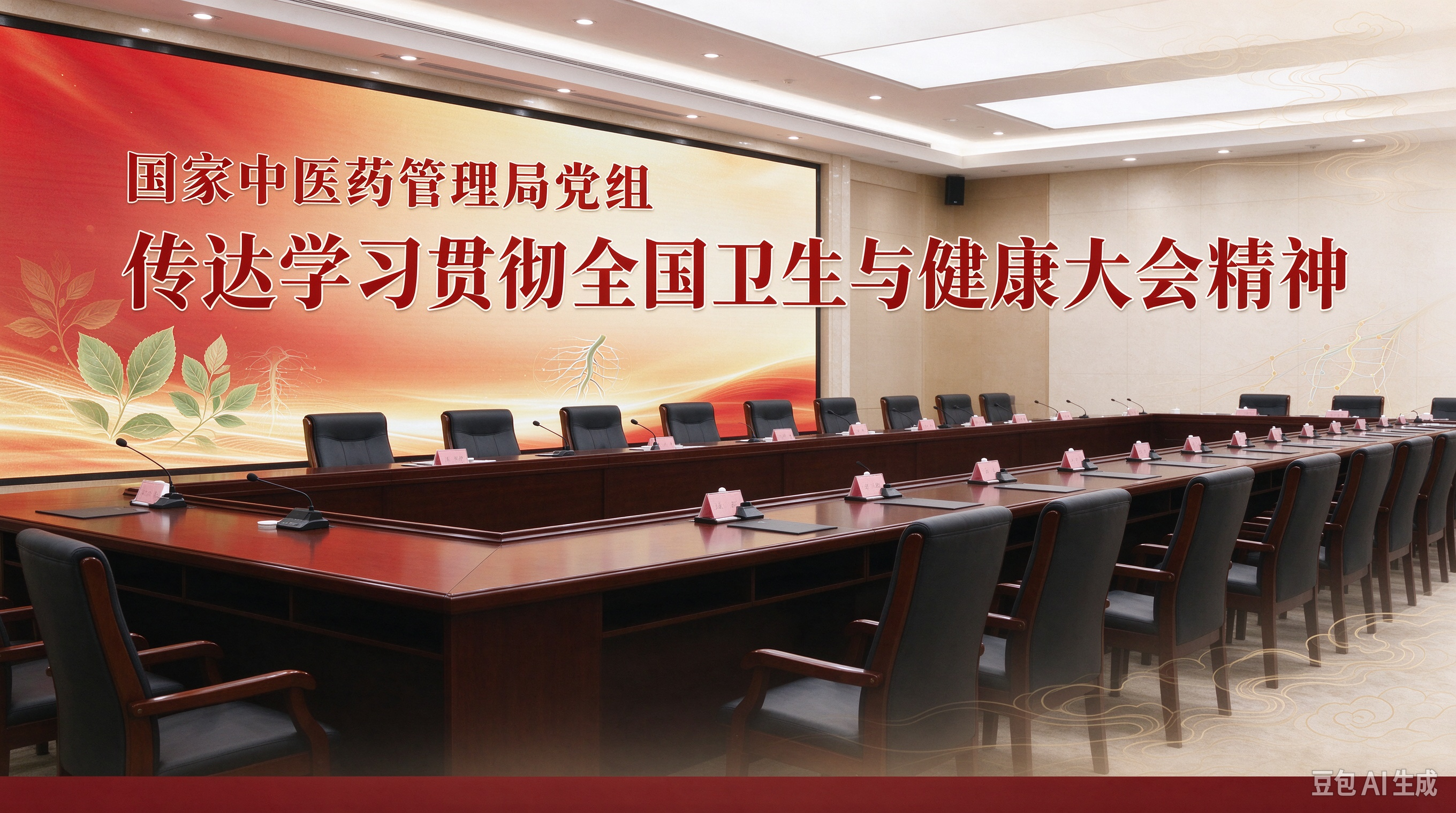 国家中医药管理局党组传达学习贯彻全国卫生与健康大会精神 